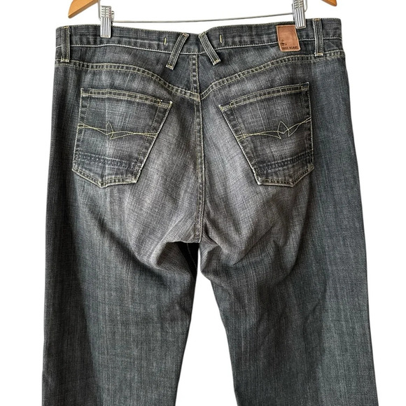 Jake Agave Men’s Mid-Rise Relaxed Straight Waterman Denim Jeans - Picture 10 of 16